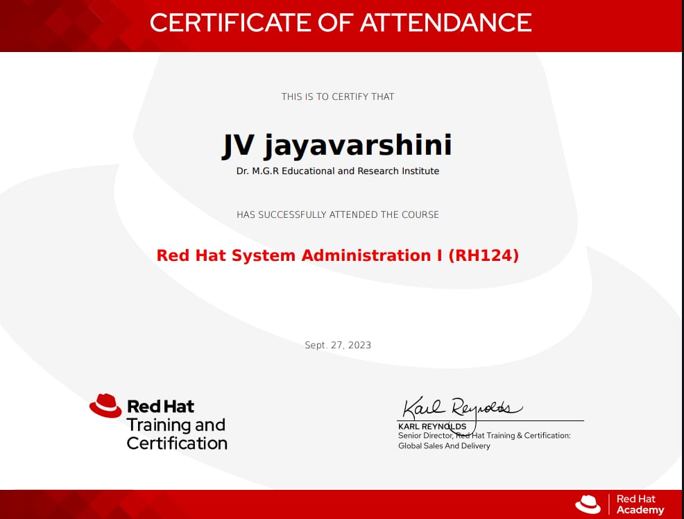 Red Hat I